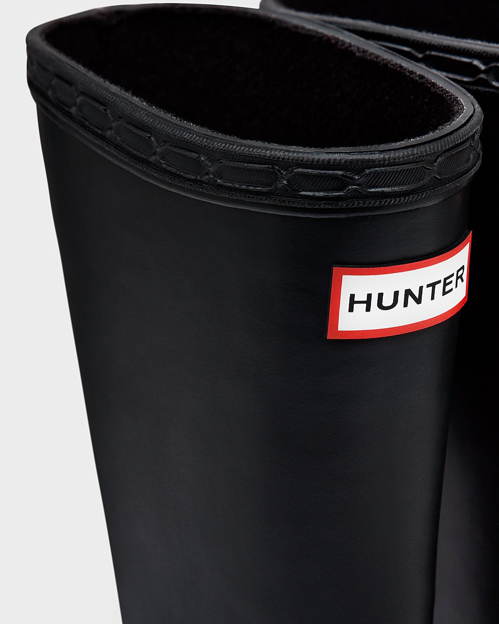 Kids Rain Boots - Hunter Original First Classic (65QJTMLCH) - Black